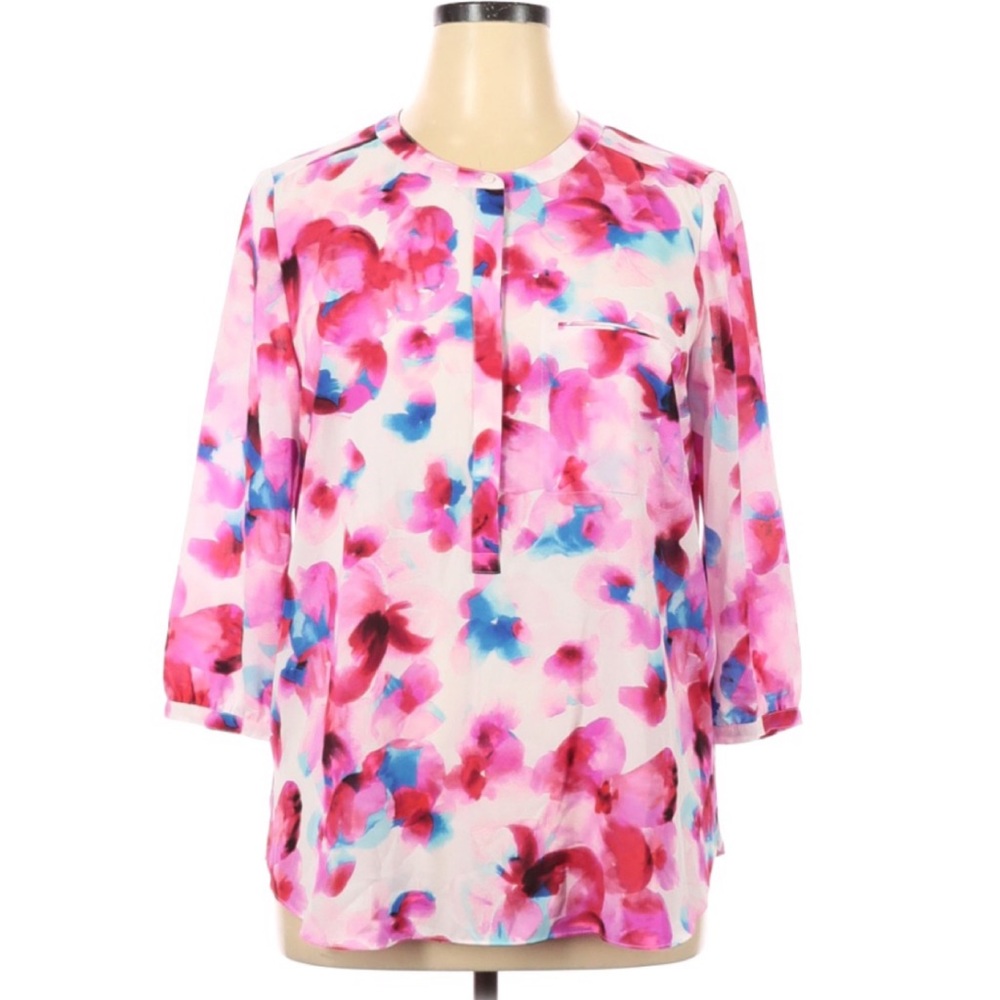 NYDJ 3/4 Sleeve Tunic Water Spring Wear